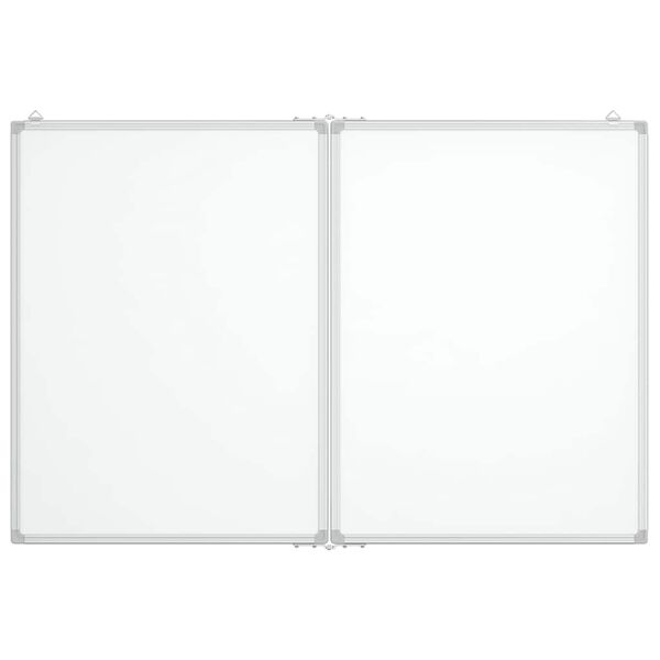 vidaXL Magnetna tabla zložljiva 100x80x1,7 cm aluminij