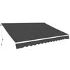 vidaXL Ročno zložljiva tenda 600 cm antracitna