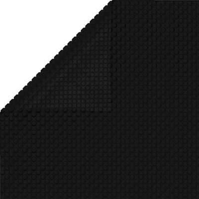 vidaXL Pravokotno pokrivalo za bazen 600x400 cm PE črno