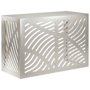 vidaXL Prekrivalo za klimatsko napravo Srebrna 90 x 40 x 60 cm