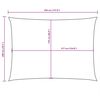 vidaXL Senčno jadro oksford blago pravokotno 2x3,5 m oranžno