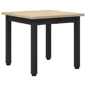 vidaXL Klubska miza Sonoma hrast 40 x 40 x 36 cm Inženirski les
