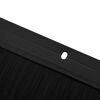 vidaXL Skrbniki za vrata z vijaki 12 pcs Črna 100 cm