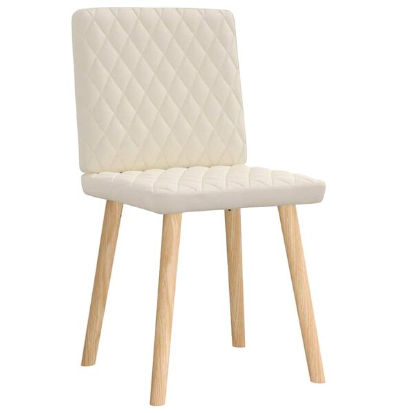 vidaXL Jedilni stol 2 kosa platno