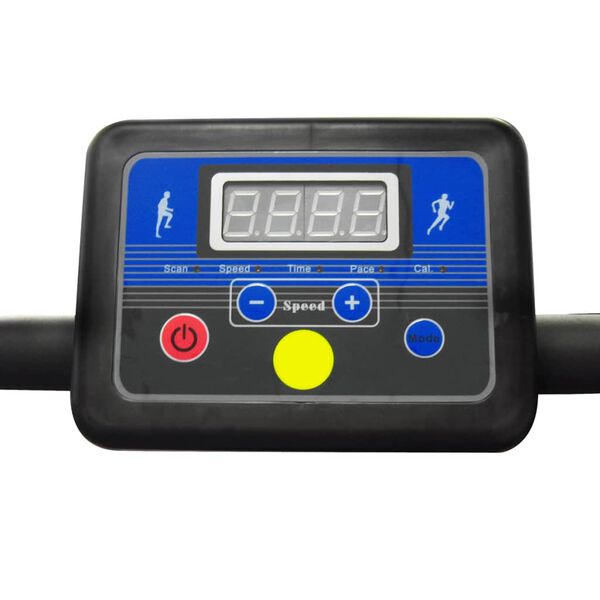 vidaXL Električna tekalna steza 100x34 cm s 3" LCD zaslonom 500 W