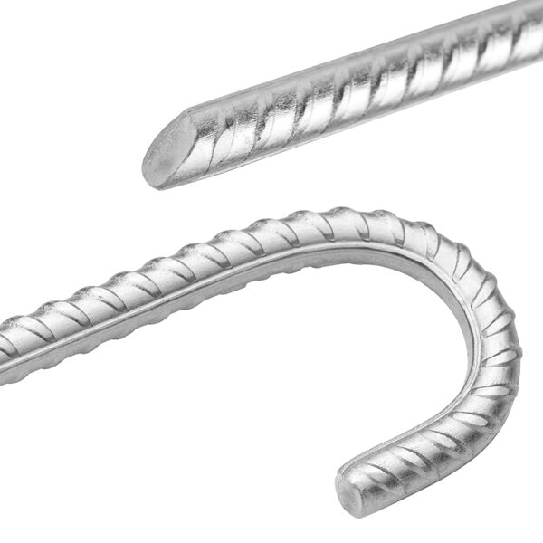 vidaXL Klini za &scaron;otor 6 kosov 41,5 cm &Oslash;12 mm pocinkano jeklo