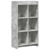 vidaXL Knjižna omara Betonsko siva 59 x 30 x 111 cm Inženirski les