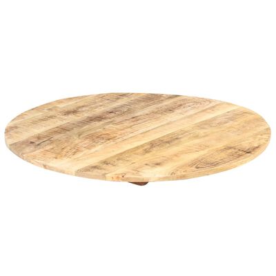 vidaXL Mizna plošča iz trdnega mangovega lesa okrogla 15-16 mm 40 cm