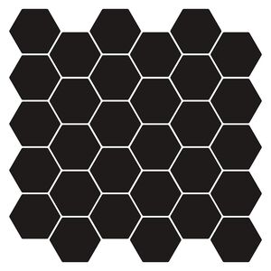 vidaXL &Scaron;esterokotna plo&scaron;čica 10 pcs Črna 30 x 30 cm Poliuretan in PET