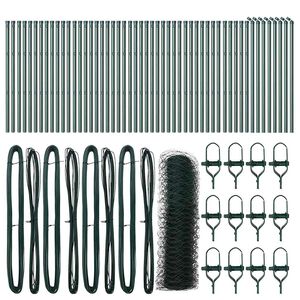 vidaXL Steber ograje. Zelena