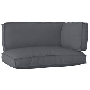 vidaXL Set blazin za palete Oxford tkanina Antracit 120 x 80 x 52 cm