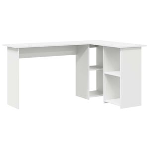 vidaXL Miza Bela 142 x 102 x 73 cm Inženirski les