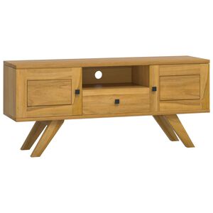 vidaXL TV omarica 110x30x50 cm trdna tikovina