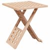 vidaXL Klubska miza Rjava 33 x 33 x 40,5 cm Masivno ore&scaron;no les