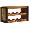 vidaXL Stojalo za vino Rjava 80 x 45 x 33 cm Trden recikliran les