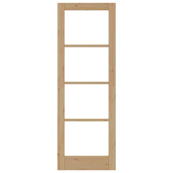 vidaXL Notranja vrata z steklom ORKDAL Rjava 73.5 x 211 cm