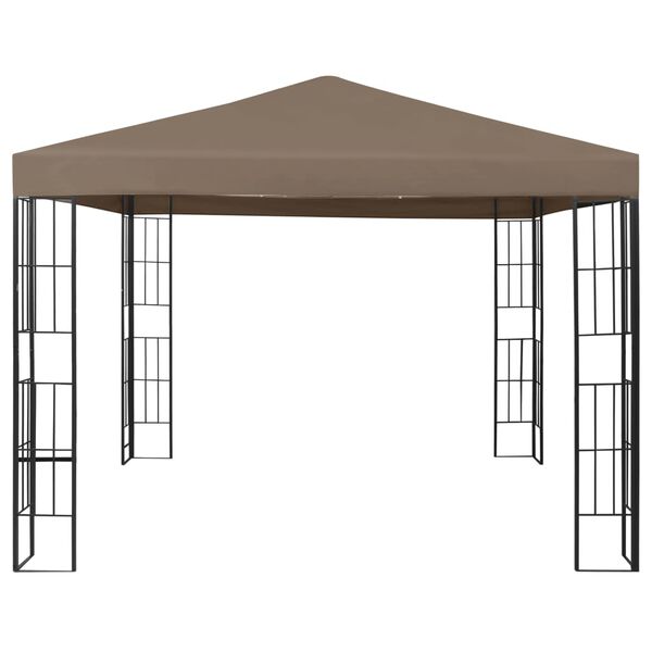 vidaXL Paviljon 3x3 m taupe