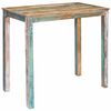 vidaXL Barska miza 110 x 55 x 100 cm Trden recikliran les večbarvno