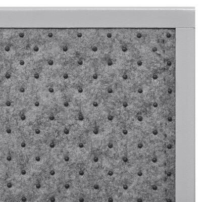 Svetlo siv kovinski infrardeči panelni grelec 400 W 82 x 55 x 2,5 cm