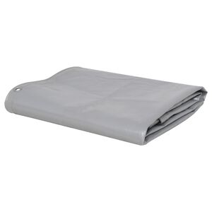 vidaXL Ponjava 650 g/m&sup2; 4x6 m siva