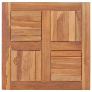 vidaXL Mizna plo&scaron;ča iz trdne tikovine 60x60x2,5 cm