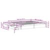 vidaXL Posteljni okvir brez vzmetnice 180x200 cm trdna borovina