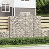 vidaXL Obokane gabion košare 30kosi 200x50x160/180 cm pocinkano železo