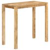 vidaXL Barska miza 112x55x108 cm trden mangov les