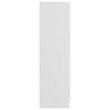 vidaXL Garderobna omara bela 82,5x51,5x180 cm iverna plo&scaron;ča
