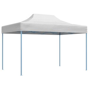 vidaXL Profesionalen zložljiv vrtni &scaron;otor 280x410x315 cm jeklo bel