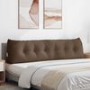 vidaXL Poglavni vzglavnik Rjava 180 x 24 x 50 cm blago