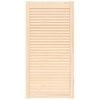 vidaXL Vrata za omarico z letvicami 99,3x49,4 cm trdna borovina