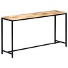 vidaXL Konzolna mizica 140x35x76 cm trden robusten mangov les