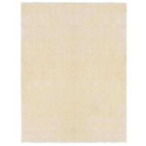 vidaXL Dolge preproge za področja krema 120 x 160 cm Polietilen