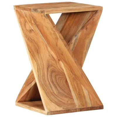 vidaXL Stranska mizica 35x35x55 cm trden akacijev les