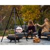 RedFire Trinožno stojalo za žar črne barve 172 cm BBQ TRIPOD