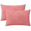 vidaXL Prevleka za blazino 2 pcs HEERLEN Roza 50 x 70 cm Žamet