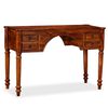 vidaXL Pisalna miza trden palisander 115x50x76 cm