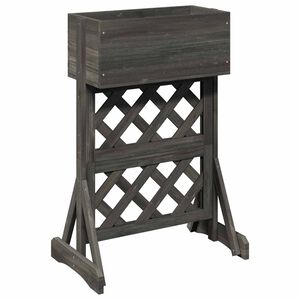 vidaXL Vertical Garden Trellis Siva 48 x 30 x 70,5 cm Trdna smreka