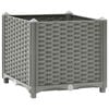 vidaXL Visoka greda 40x40x38 cm polipropilen
