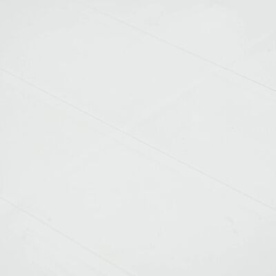 vidaXL Zunanja jedilna garnitura 9-delna iz plastike bela videz ratana
