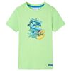 Otro&scaron;ka majica s kratkimi rokavi neon zelena 128