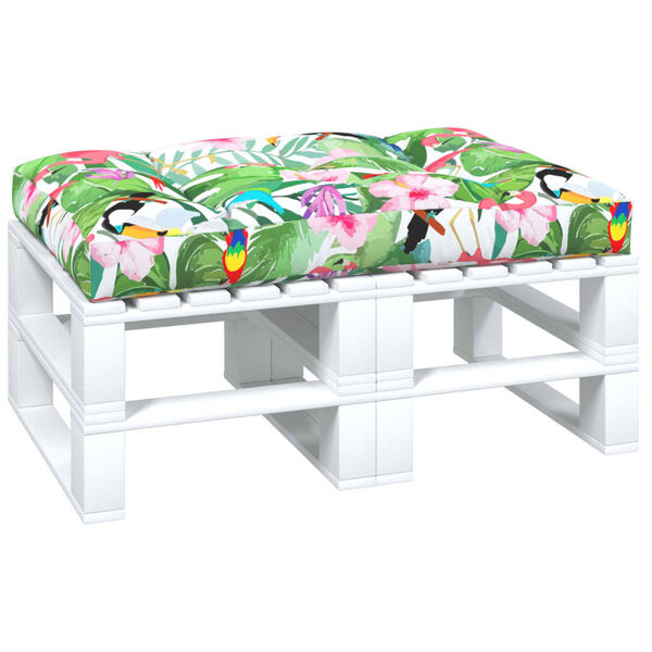 vidaXL Blazina za kavč iz palet večbarvno blago 120x80x12 cm