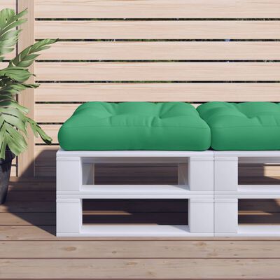 vidaXL Blazina za kavč iz palet zelena 50x50x12 cm