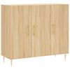 vidaXL Komoda sonoma hrast 90x34x80 cm konstruiran les