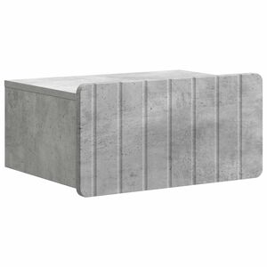 vidaXL Stenski nočni omarici Betonsko siva 49 x 34,5 x 24 cm