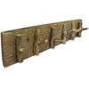 vidaXL Obe&scaron;alnik me&scaron;anega recikliranega lesa 60x15 cm
