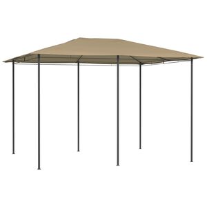 vidaXL Paviljon 3x4x2,6 m taupe 160 g/m&sup2;