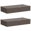 vidaXL Shranjevalna &scaron;katla 2 kos Netkano blago 90 x 48 x 15 cm 64,8 L
