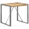 vidaXL Jedilna miza 80x80x75 cm robusten mangov les